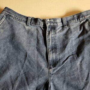 Men's Blue Denim Jeans David Taylor Collection Wide Leg Size 40x29